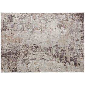 Machine Washable Area Rug 5x7, Non-Slip Modern Abstract Floor Carpet for Living Room, Bedroom, Dining Room, Mixed-Brown