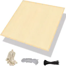 3'X6' Wheat HDPE Sun Shade Cloth (Option: defaulttitle)